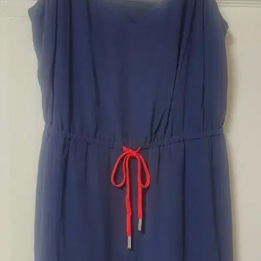 [BUNJANG] Tommy Jeans Blue/Red String Tank Dress / Tommy Jeans 블루/레드 끈나시 원피스