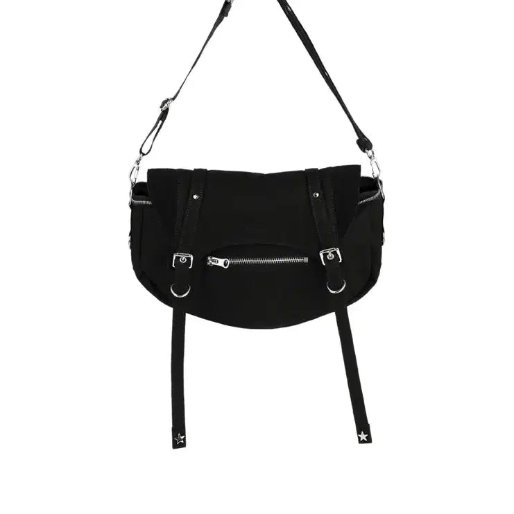 [BUNJANG] OJOS Multiway Belt Backpack Black / 오호스 OJOS 멀티웨이 벨트 백팩 블랙