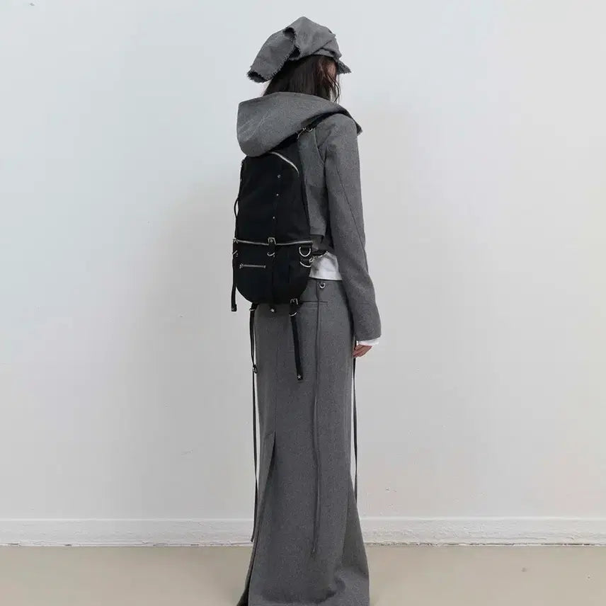 [BUNJANG] OJOS Multiway Belt Backpack Black / 오호스 OJOS 멀티웨이 벨트 백팩 블랙