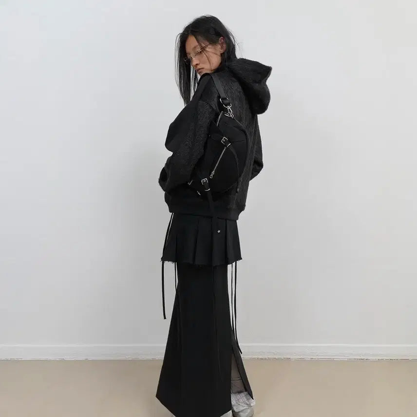 [BUNJANG] OJOS Multiway Belt Backpack Black / 오호스 OJOS 멀티웨이 벨트 백팩 블랙