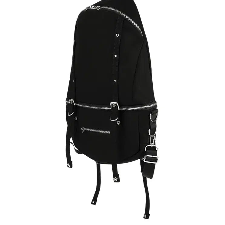 [BUNJANG] OJOS Multiway Belt Backpack Black / 오호스 OJOS 멀티웨이 벨트 백팩 블랙