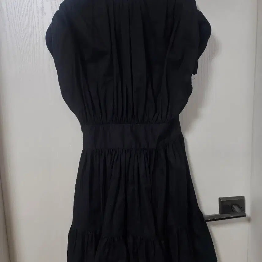 [BUNJANG] Sandro Black Shirred Mini Dress / 산드로 미니원피스
