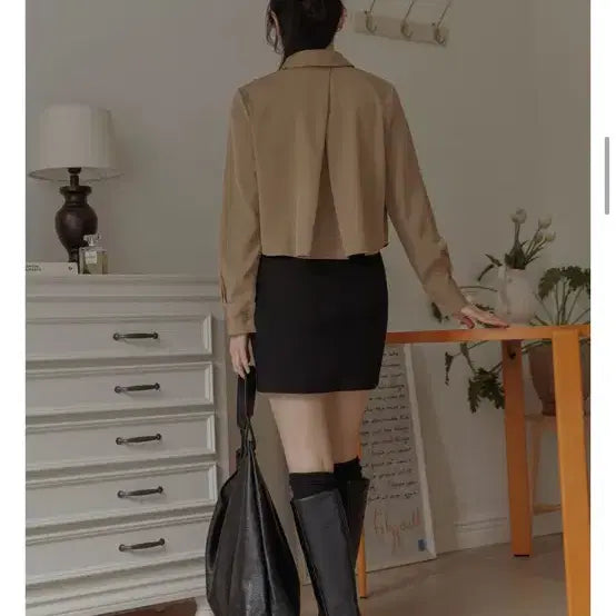 [BUNJANG] Common Unique H Line Mini Skirt / 커먼유니크 하이린 베이직 H 라인 미니스커트