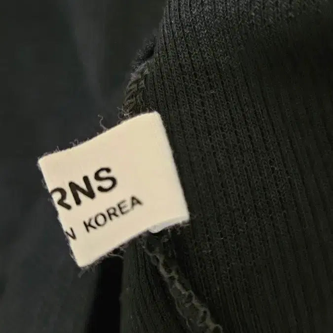 [BUNJANG] Basic Square Neck Ribbed T-shirt / 흰색,블랙 골지 스퀘어넥티 새상품