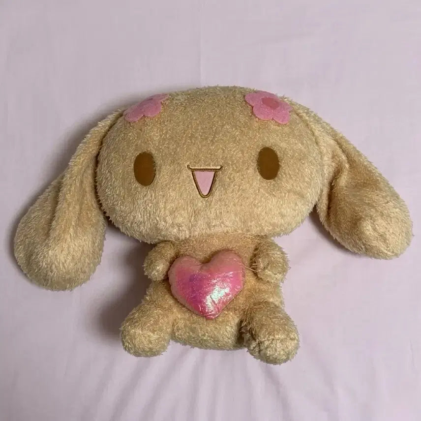 [BUNJANG] Sanrio Cinnamoroll Classic Heart Large Plush / 고전 하트 모카 대형 인형 산리오 시나모롤