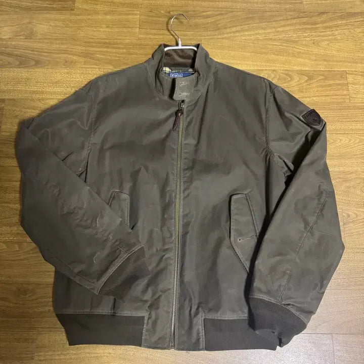 [BUNJANG] Polo Oilcloth Baracuta Jacket Defender Green M / 폴로 오일클로스 바라쿠타 자캣 디펜더그린 M사이즈
