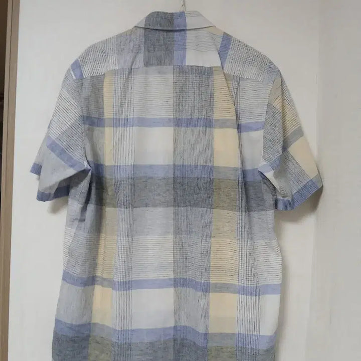 [BUNJANG] Daks Checkered Short-Sleeve Shirt (Size 105) / 닥스 체크 반팔 셔츠 105