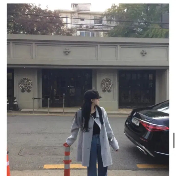 [BUNJANG] Shop Miodo Bebe Half Handmade Coat / 샵모도 베베 하프 핸드메이드 코트