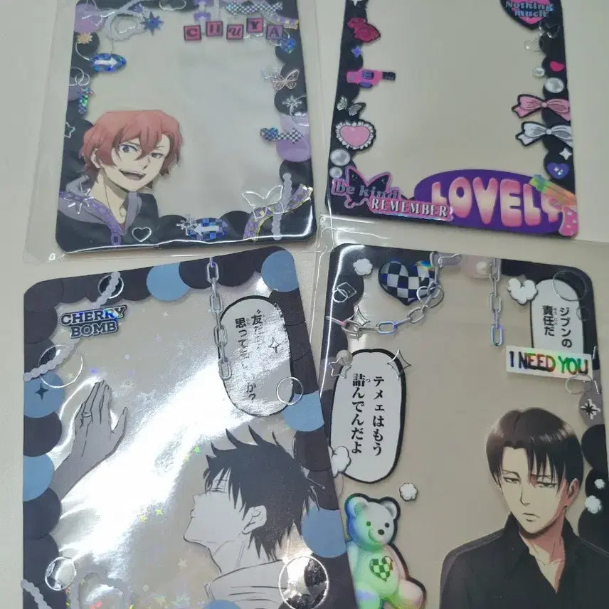 [BUNJANG] Anime Character Top-Decorated Photocard Holder / 애니메이션 캐릭터 탑꾸 포토카드 홀더 무나