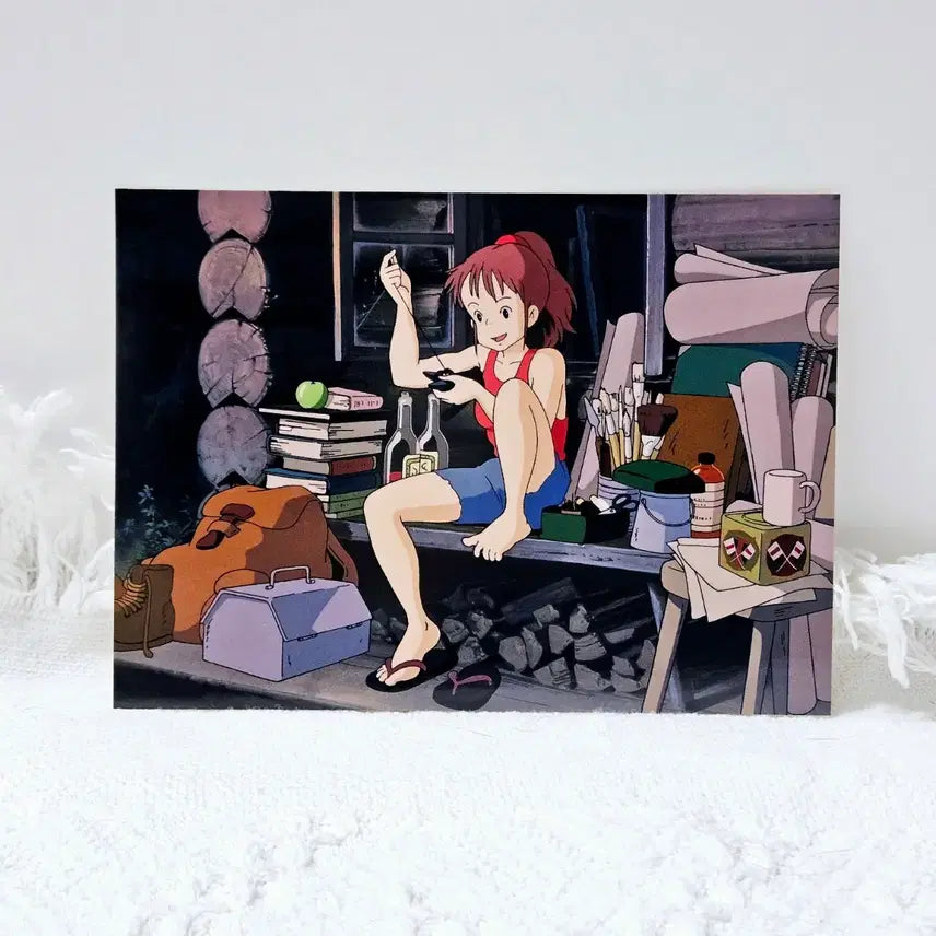 [SOLD OUT] 지브리 정품 마녀 배달부 키키 엽서 6장