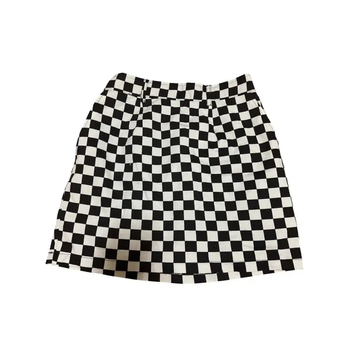 [BUNJANG] Vintage Black and White Checkered Skirt / 일본 빈티지 흑백 체크 스커트