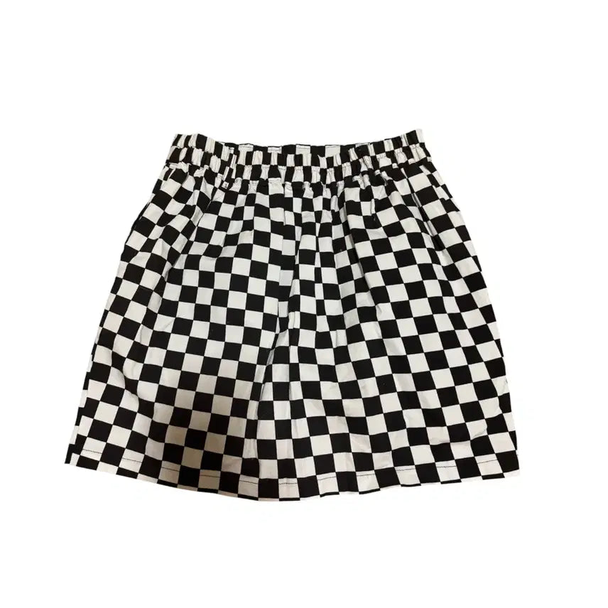 [BUNJANG] Vintage Black and White Checkered Skirt / 일본 빈티지 흑백 체크 스커트