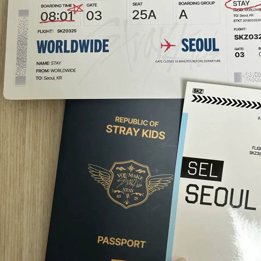 [SOLD OUT] 스키즈 팝업 입장열관 set
