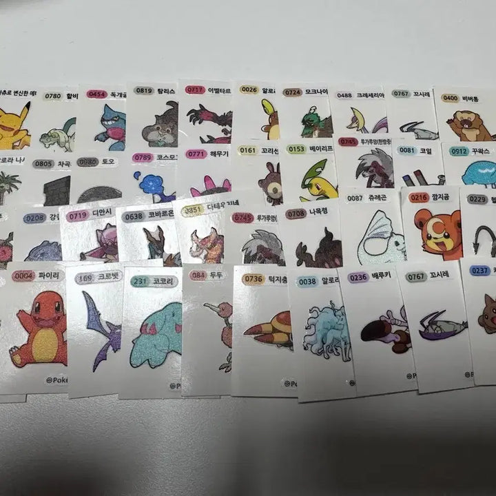 [BUNJANG] Pokemon Bread Stickers 100 pcs Bundle Set / 포켓몬 띠부실 100장 일괄 판매