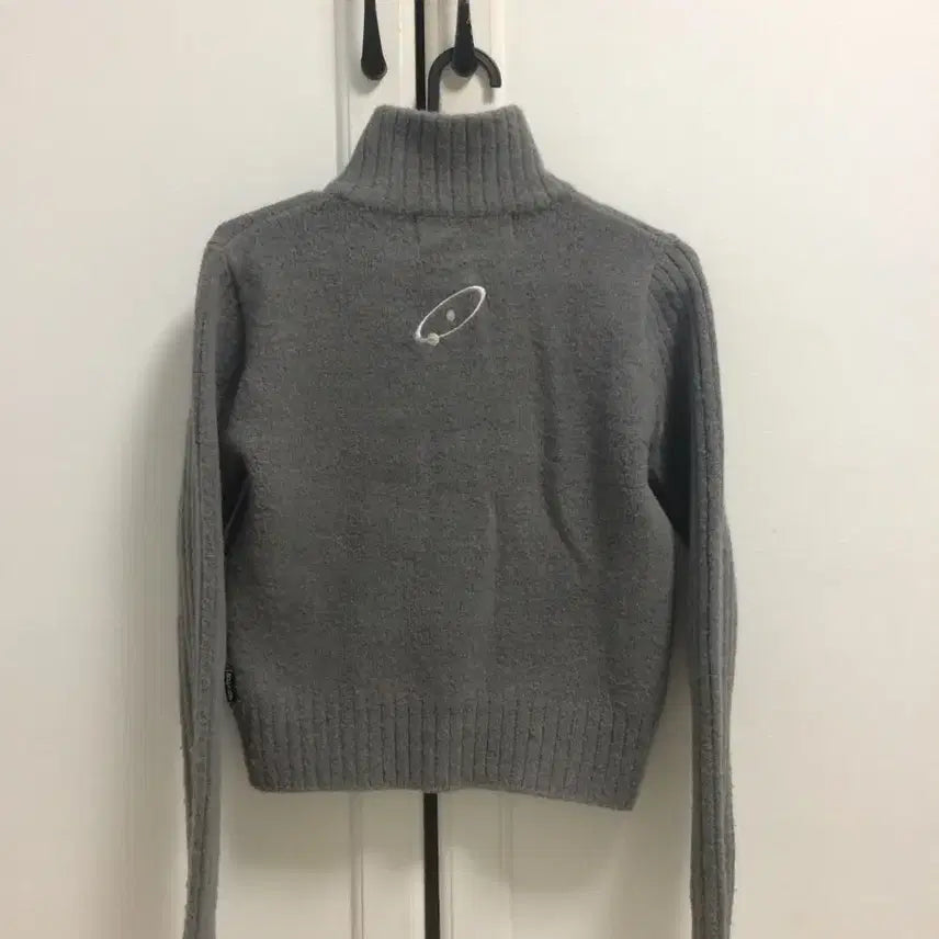 [BUNJANG] Sculptor Atom Zip-up Sweater Melange Gray S / 스컬프터 아톰 집업 스웨터 멜란지 그레이 S