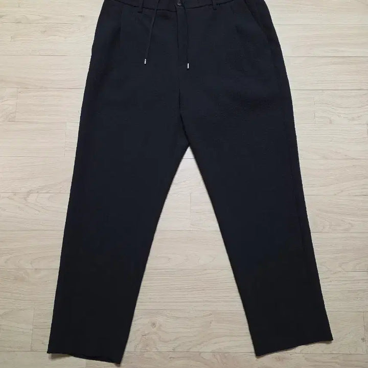 [BUNJANG] Jil Sander Navy Black Seersucker String Pants / 질스튜어트뉴욕 블랙 시어서커 스트링 팬츠 86 32-33 정가 32만원