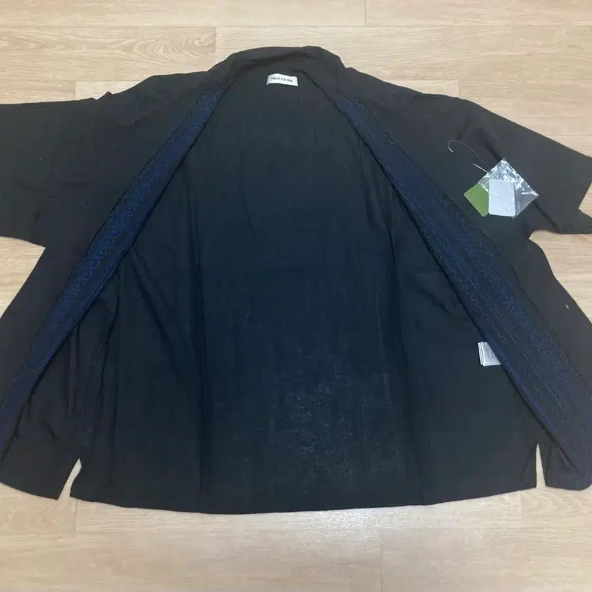 [BUNJANG] Freaks Store Linen Blend Shirt (S) - Black / 새상품) 프릭스스토어 쿠바 린넨 셔츠 S