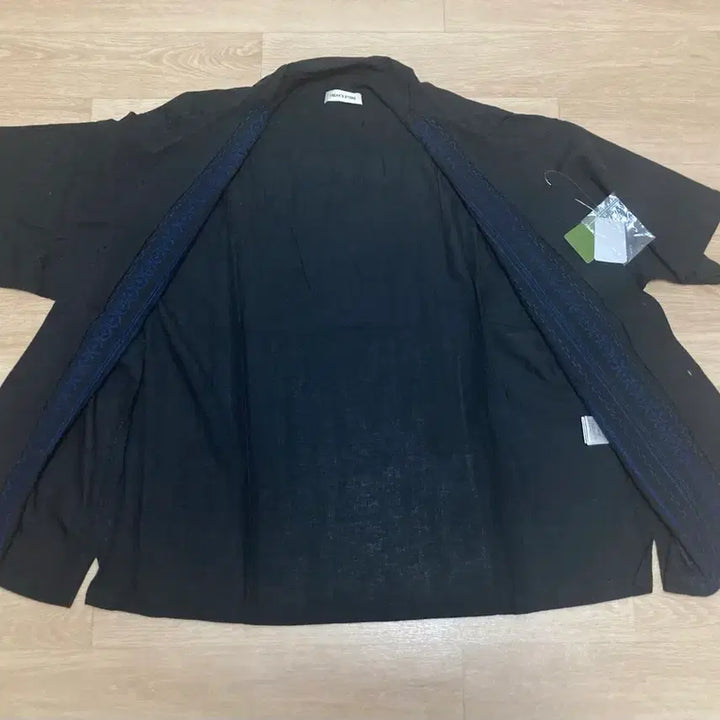 [BUNJANG] Freaks Store Linen Blend Shirt (S) - Black / 새상품) 프릭스스토어 쿠바 린넨 셔츠 S