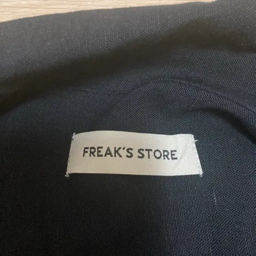 [BUNJANG] Freaks Store Linen Blend Shirt (S) - Black / 새상품) 프릭스스토어 쿠바 린넨 셔츠 S