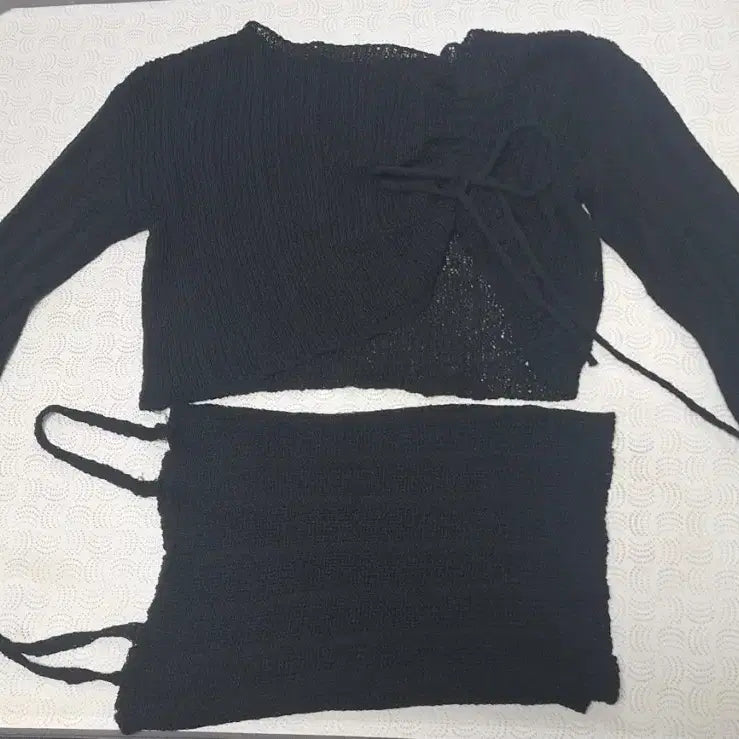 [BUNJANG] Knit Sleeveless Cardigan / 니트 나시 가디건/헌옷처분