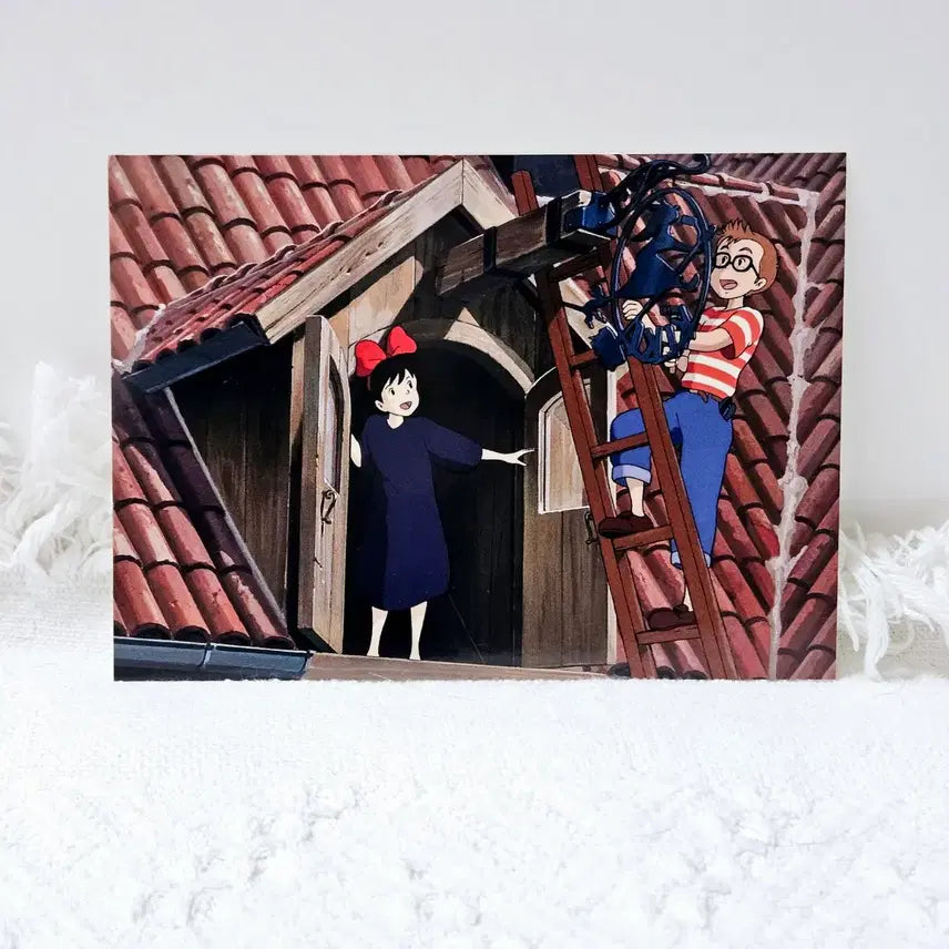 [SOLD OUT] 지브리 정품 마녀 배달부 키키 엽서 4장