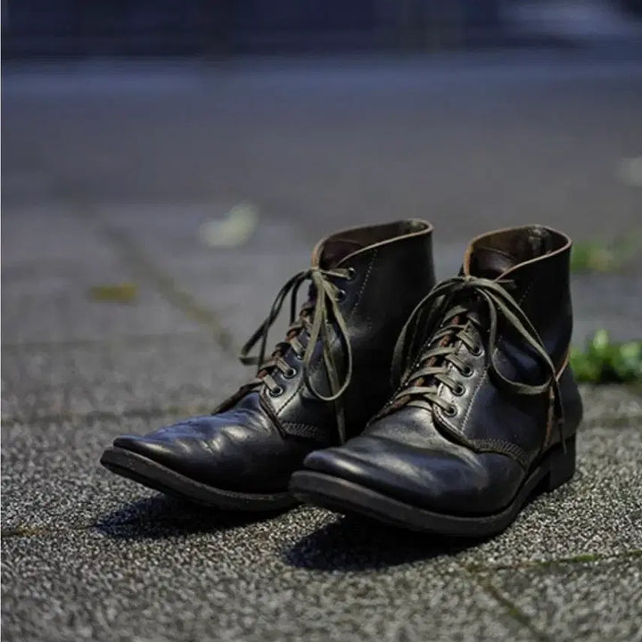 [BUNJANG] Skoob x Lua M-43 Service Shoes Black Horsehide / 스쿱 Skoob x Lua M-43 서비스 슈즈 차심 호스벗