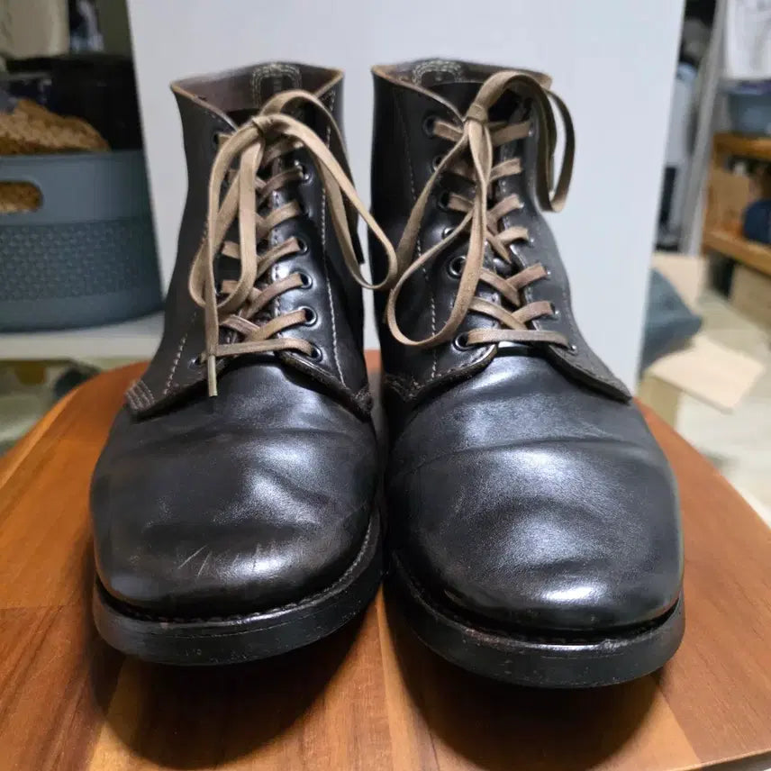 [BUNJANG] Skoob x Lua M-43 Service Shoes Black Horsehide / 스쿱 Skoob x Lua M-43 서비스 슈즈 차심 호스벗