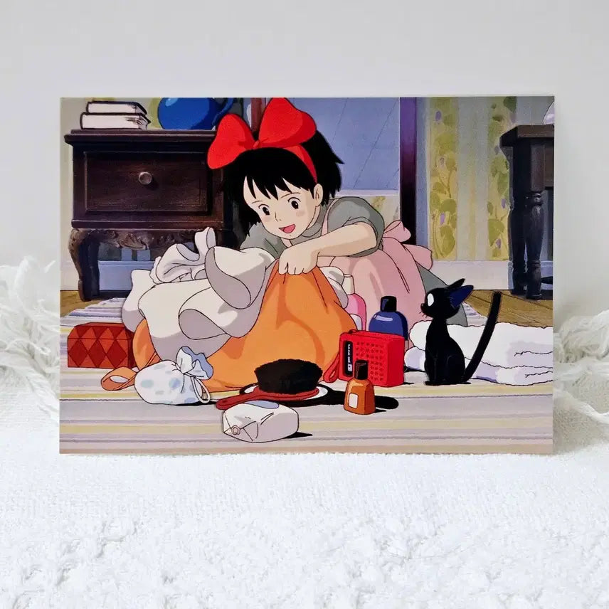 [SOLD OUT] 지브리 정품 마녀 배달부 키키 엽서 6장