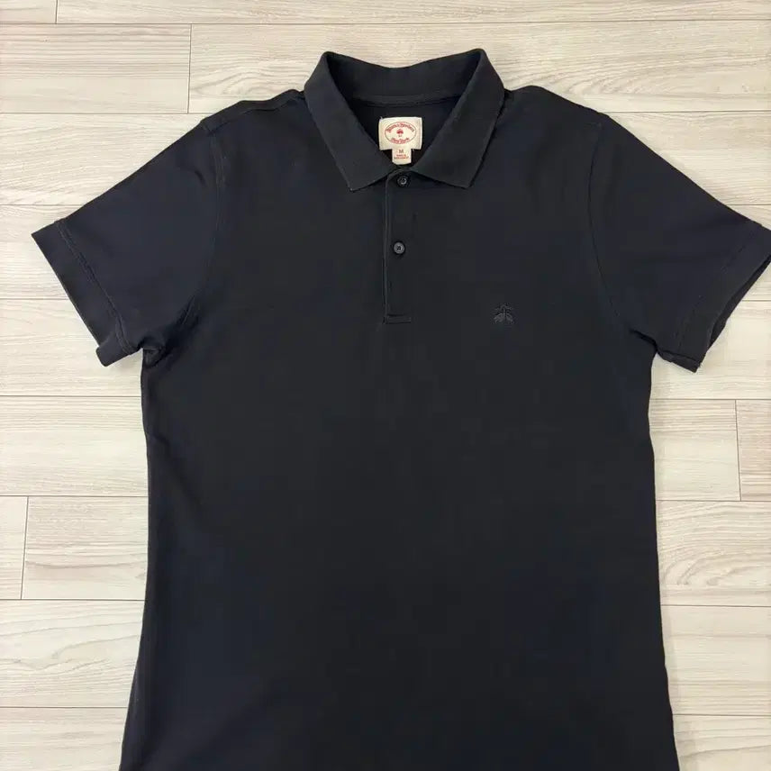 [BUNJANG] Brooks Brothers Black Short Sleeve Polo Shirt Medium / 브룩스브라더스 블랙 반팔 폴로티 M