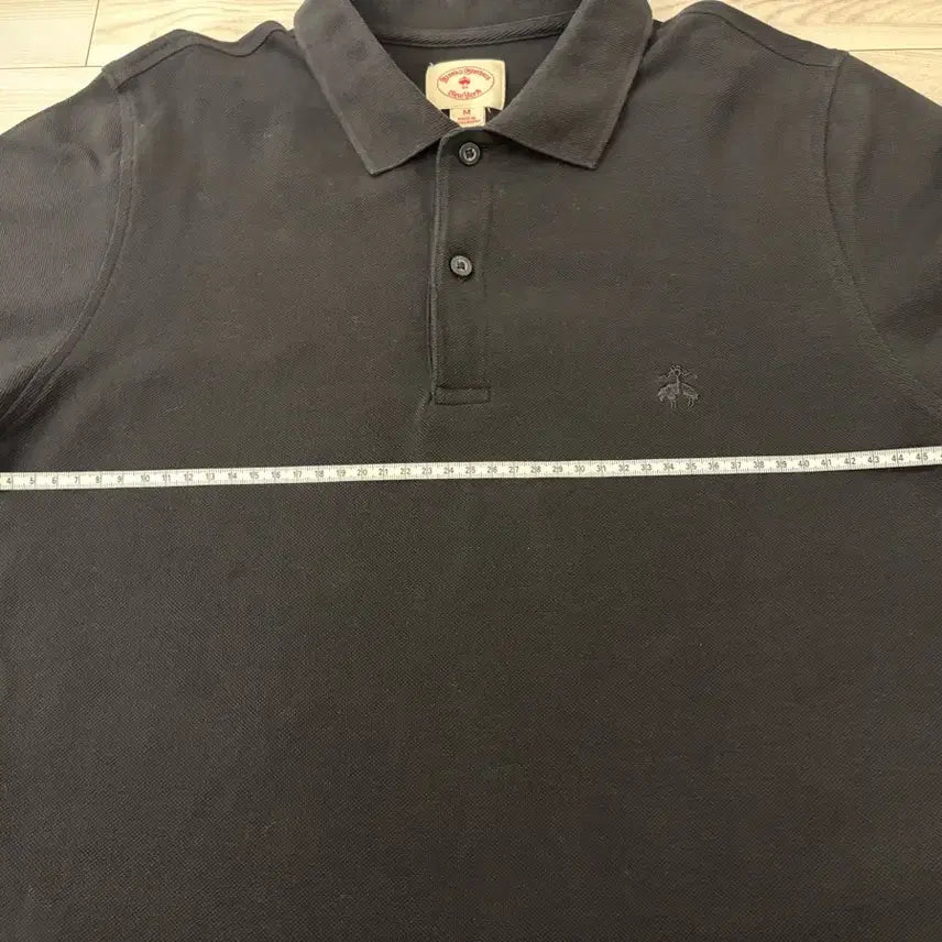 [BUNJANG] Brooks Brothers Black Short Sleeve Polo Shirt Medium / 브룩스브라더스 블랙 반팔 폴로티 M
