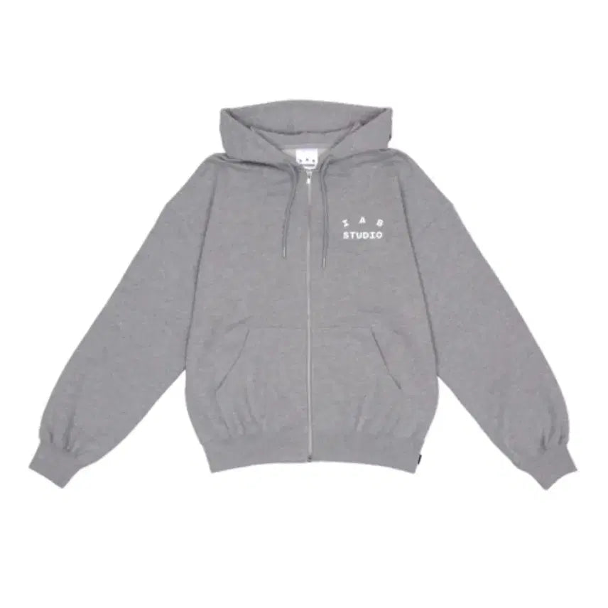 [BUNJANG] IAPP Studio Hoodie Zip-up Melange Gray / [XL] 아이앱스튜디오 후드 집업 멜란지 그레이
