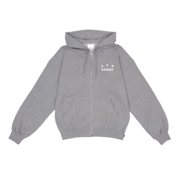 [BUNJANG] IAPP Studio Hoodie Zip-up Melange Gray / [XL] 아이앱스튜디오 후드 집업 멜란지 그레이
