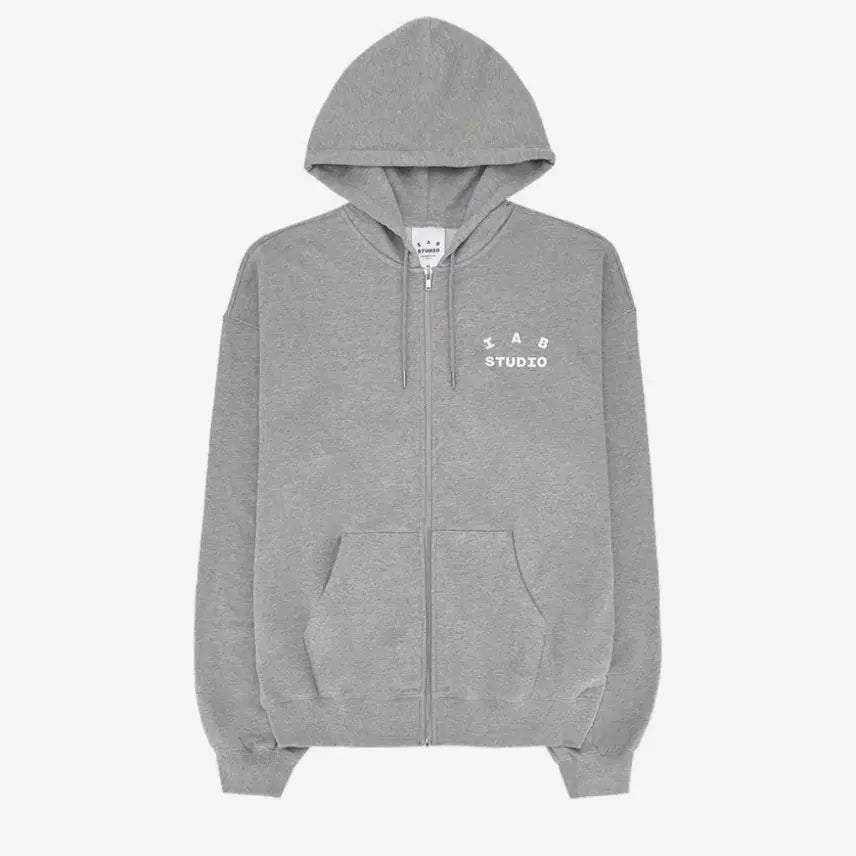[BUNJANG] IAPP Studio Hoodie Zip-up Melange Gray / [XL] 아이앱스튜디오 후드 집업 멜란지 그레이