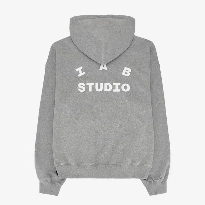 [BUNJANG] IAPP Studio Hoodie Zip-up Melange Gray / [XL] 아이앱스튜디오 후드 집업 멜란지 그레이