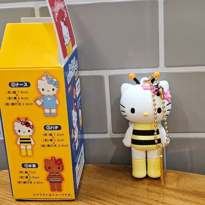 [SOLD OUT] 꿀벌 헬로키티 산리오 도쿄50주년전시회 키티피규어 키티키링