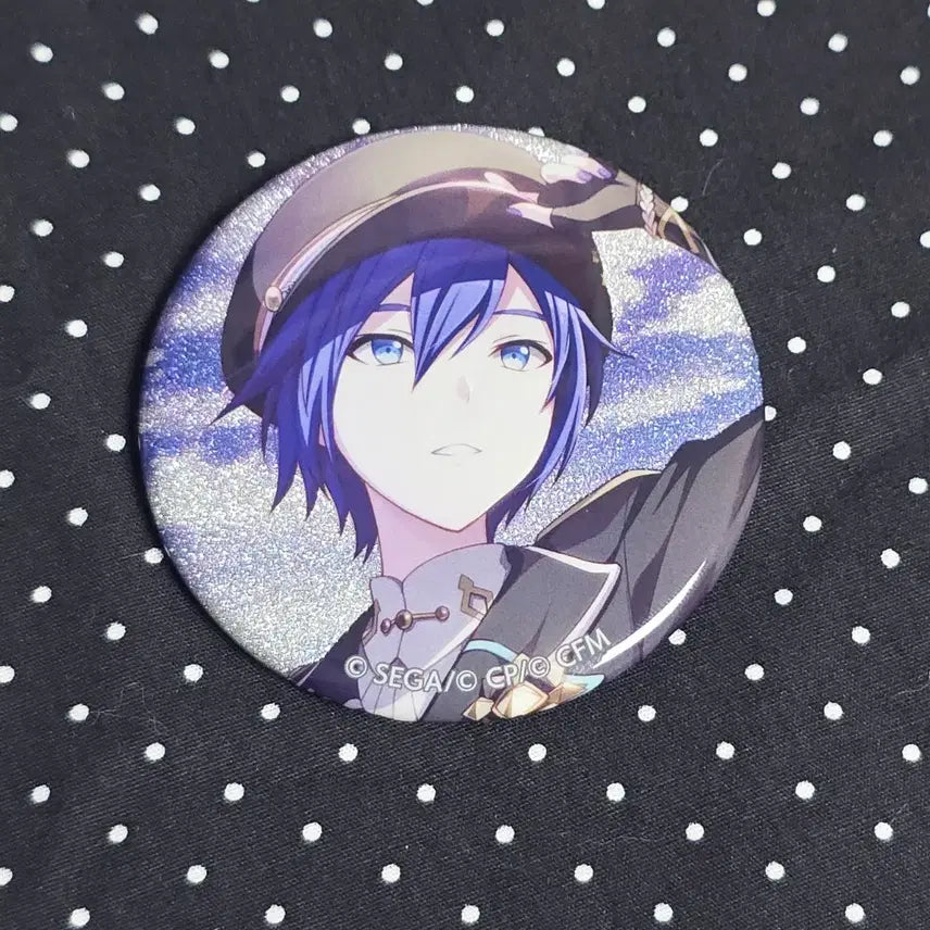 [BUNJANG] Vocaloid Project Sekai Kaito 12cm Meteor Pulse Can Badge / 보컬로이드 프세카 카이토 12c 유성펄스 캔뱃지