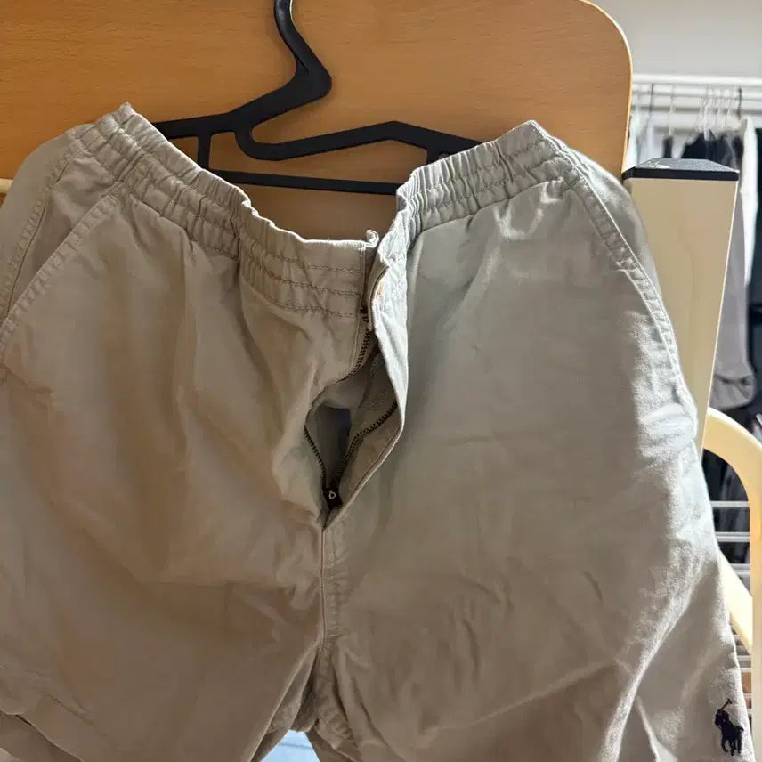 [BUNJANG] Polo Ralph Lauren Beige Elastic Waistband Shorts / 폴로 랄프로렌 반바지 팝니다