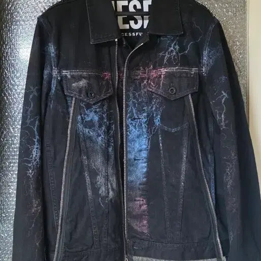 [BUNJANG] Diesel Black Denim Jacket / 디젤 블랙 데님 자켓(솔리드옴므)(시스템옴므)