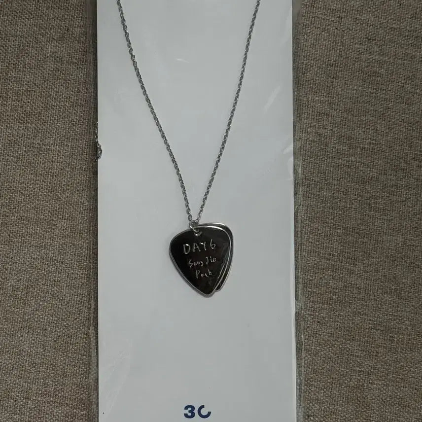 [BUNJANG] Day6 Sungjin Guitar Pick Necklace / (단순개봉 미사용) 데이식스 성진 기타 피크 목걸이 원가양도