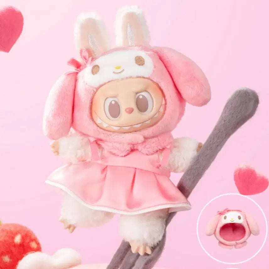 [BUNJANG] Pop Mart Sanrio Labubu My Melody Keyring New / [당일발송] 팝마트 산리오 라부부 마이멜로디 키링 새상품