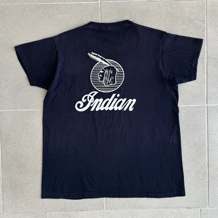 [BUNJANG] Indian Motorcycle Vintage T-shirt / 90s 빈티지 인디언 모터사이클 티셔츠 INDIAN MOTORCYCLE