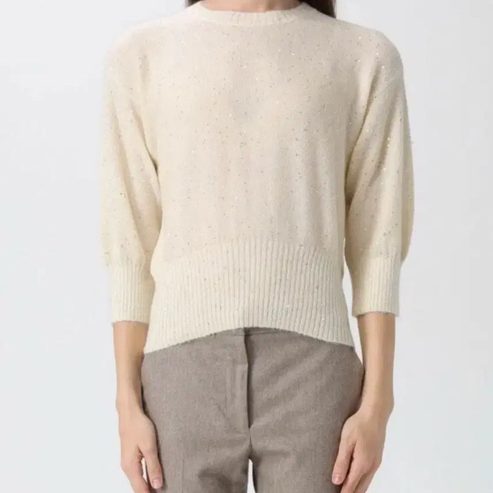 [BUNJANG] Fabiana Filippi Sequin Knit Sweater / 파비아나필리피 시퀸 니트 (택달린 완전 새것) it44