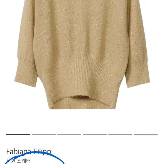 [BUNJANG] Fabiana Filippi Sequin Knit Sweater / 파비아나필리피 시퀸 니트 (택달린 완전 새것) it44