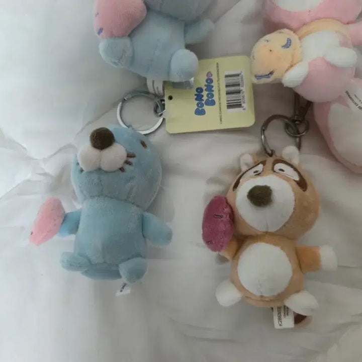 [BUNJANG] Bonobono Neoburi Porori Plush Keychain / 보노보노 너부리 포로리 인형 키링 열쇠고리