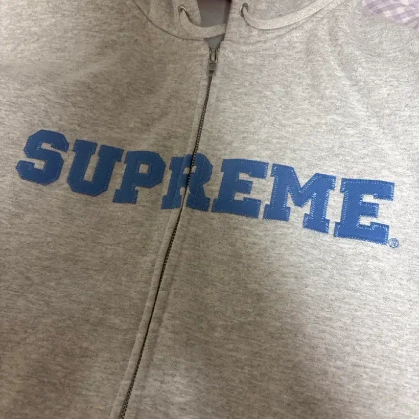 [BUNJANG] Supreme Collegiate Hoodie L / 슈프림 컬리지에이트 후드집업L