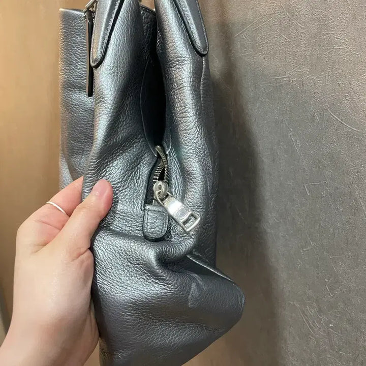 [BUNJANG] Coach Silver Chain Shoulder Bag / 코치 실버 체인 숄더백 가방