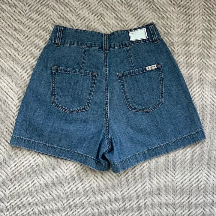 [SOLD OUT] 게스 여성 청데님반바지 하이웨스트