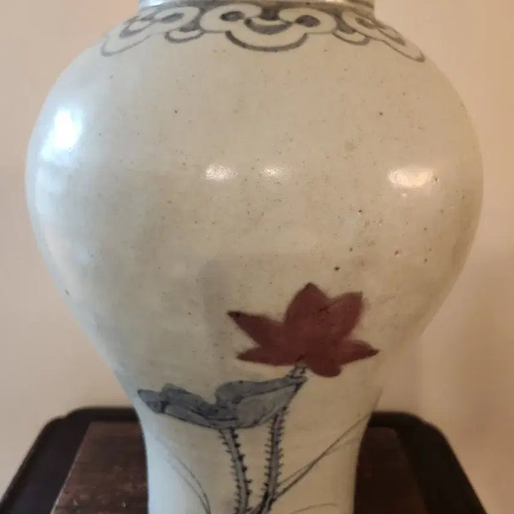 [SOLD OUT] 고아한 기품의 청화동화연화문백자 매병