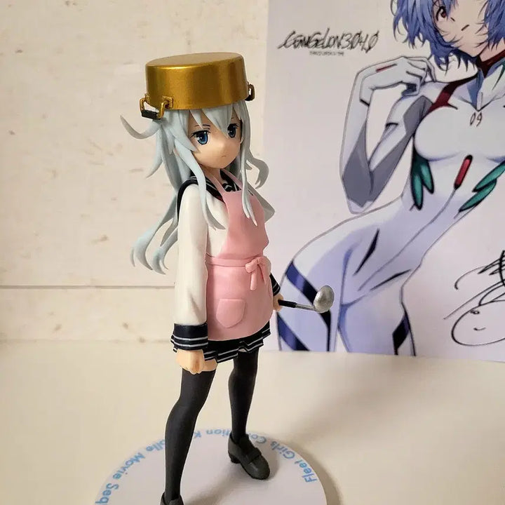 [BUNJANG] KanColle Hibiki Cooking Version Figure / 새제품 칸코레 함대컬렉션 히비키 미소녀 피규어 세가 요리버전