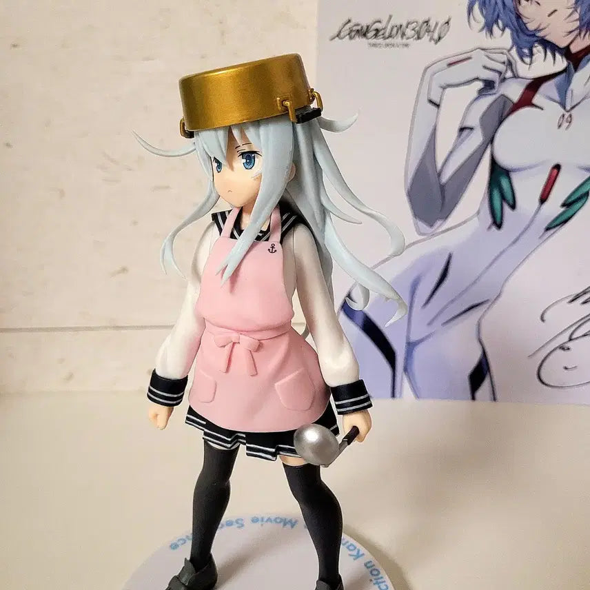 [BUNJANG] KanColle Hibiki Cooking Version Figure / 새제품 칸코레 함대컬렉션 히비키 미소녀 피규어 세가 요리버전